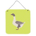 Micasa Buff Grey Back Goose Green Wall or Door Hanging Prints6 x 6 in. MI234135